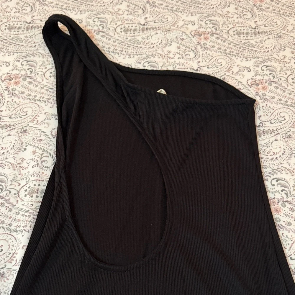 Free People Saturday Night Midi Classic Black Sleeveless Maxi Dress